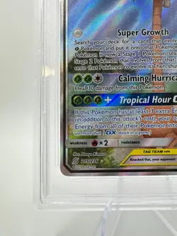 2019 Pokemon S&M Unified Minds Rowlet & Alolan Exeggutor GX #215 Tag Team PSA 9 - Image 4