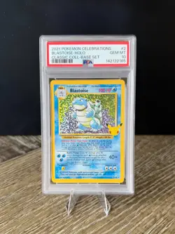 Blastoise 2/102 Celebrations: Classic Collection Holo PSA 10 - Gem Mint Pokemon - Image 1