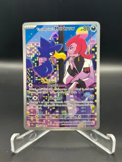 2025 Pokemon TCG Scarlet & Violet Destined Rivals 200/182 Team Rocket's Murkrow - Image 1
