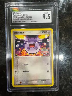 Pokemon TCG: - Whismur 73/106 2005 (City Championships) CGC MINT+ 9.5 - Image 1