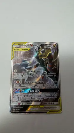 Pokemon TCG Garchomp & Giratina GX SM193 Black Star Promo Card - Image 1