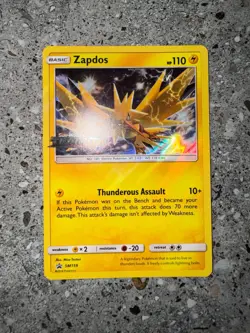 Pokemon TCG Cards Prerelease Zapdos SM159 Team Up Promo Holo - Image 3