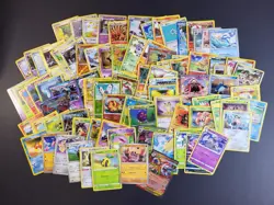 Pokemon Lot of 100 Cards - Modern, Mid-Era, Vintage, Holos, Reverse Holos NM-HP - Image 1