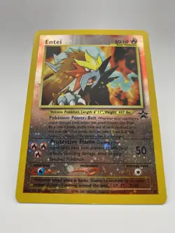 Entei - # 34 - Black Star Promo Rare Holo Movie 2001 - Pokemon Card - MP - Image 2
