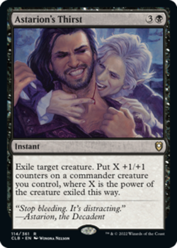 Astarion's Thirst - Foil x1 Magic the Gathering 1x Commander Legends: Battle for - Image 1