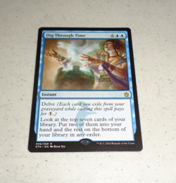 ~1x Dig Through Time x1 ~NM~ KTK Magic the Gathering MTG~ - Image 1