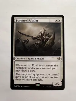 Puresteel Paladin - MTG Commander Masters - NM - Image 1