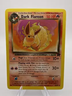Dark Flareon 35/82 Team Rocket-Unlimited Edition Regular Pokemon TCG LP - Image 1