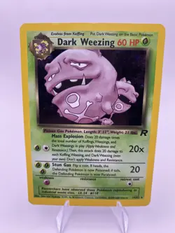 Dark Weezing - Holo - 14/82 Team Rocket - Pokemon TCG - 2000 MP - Image 1