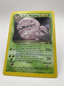 Dark Weezing - Holo - 14/82 Team Rocket - Pokemon TCG - 2000 MP - Image 2