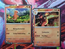 Charmander & Charmeleon Scarlet & Violet 151 Promo Set Pokemon TCG - Image 1