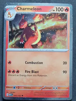 Charmander & Charmeleon Scarlet & Violet 151 Promo Set Pokemon TCG - Image 4