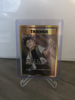 Pokemon TCG XY Evolutions Full Art Trainer Brock's Grit 107/108 - Image 1