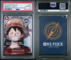 One Piece Bandai 25th Anniversary Set English Sequential PSA 10 - Image 2