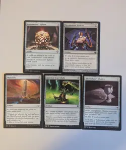 MTG Mana Rocks, Dreamstone Hedron+Sphere and three more. 5 cards - Image 1