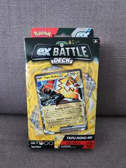 Tapu Koko Ex Battle Deck - New Box Factory Sealed Pokemon Card Game - Image 1