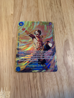 Portgas D Ace X4 Playset OP13-119 Carrying On His Will Foil NM One Piece Card - Image 1