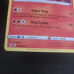 Entei 019/203 Holo Rare Evolving Skies Pokemon Card Mint Condition - Image 2