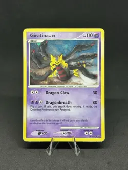 Pokemon Giratina Holo Rare Platinum Exclusive Cosmos 2009 Card 28/127 - Image 1