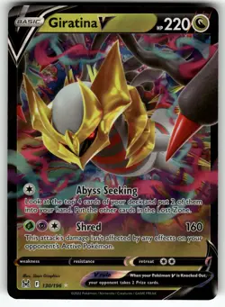 Giratina V 130/196 SWSH11: Lost Origin NM Pokemon Card TCG - Image 1