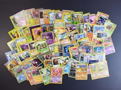 Pokemon Lot of 100 Cards - Modern, Mid-Era, Vintage, Holos, Reverse Holos NM-HP - Image 1