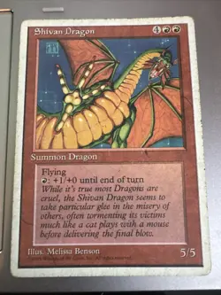 Shivan Dragon MTG Core Set 4th Edition Regular - Image 1