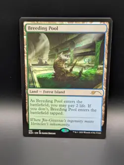 MTG - Breeding Pool - Land (G/U) - SLD #132 - Rare - NM - Image 1