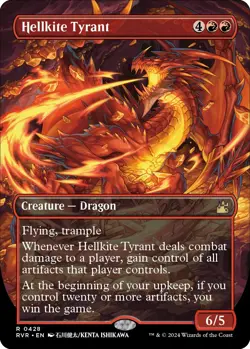MTG Hellkite Tyrant (Anime Borderless) - 428 / English / Near Mint - Image 1