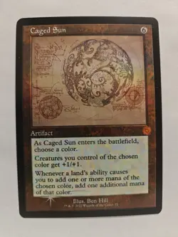 Caged Sun (Schematic) #72 (Foil) Brothers' War BRR Magic MTG - Image 1