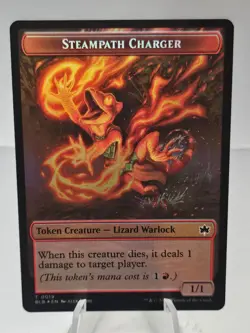 Treasure / Steampath Charger (Foil) Token MTG Bloomburrow - Image 2