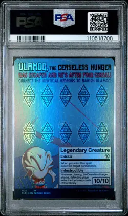 2022 MTG SECRET LAIR DROP FOIL #1122 ULAMOG, THE CEASELESS HUNGER PSA 9 - Image 2