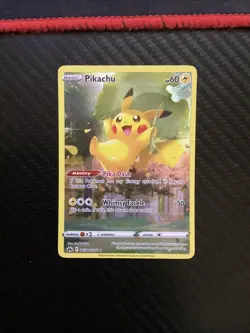 Pokemon Pikachu Ultra Rare Crown Zenith: Galarian Gallery GG30/GG70 NM - Image 1