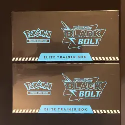 Pokemon TCG | Black Bolt Elite Trainer Box ETB | Set of 2 New and Sealed - Image 4