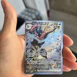 Pokemon TCG Black Star Promo SVP132 - Greninja EX Illustration Rare NM - Image 1