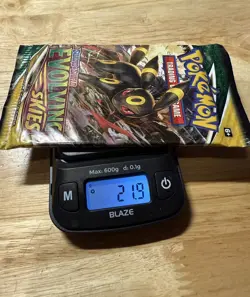 HEAVY Evolving Skies Booster Pack 21..9grams Pokemon TCG New/Sealed! - Image 2