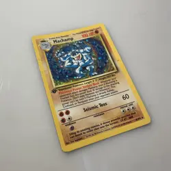 Pokemon TCG Machamp Base Set 8/102 Holo 1st Edition Holo Rare - Image 1
