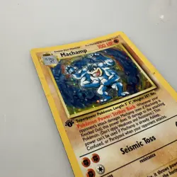 Pokemon TCG Machamp Base Set 8/102 Holo 1st Edition Holo Rare - Image 2