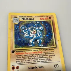 Pokemon TCG Machamp Base Set 8/102 Holo 1st Edition Holo Rare - Image 4