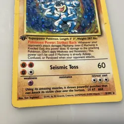 Pokemon TCG Machamp Base Set 8/102 Holo 1st Edition Holo Rare - Image 5