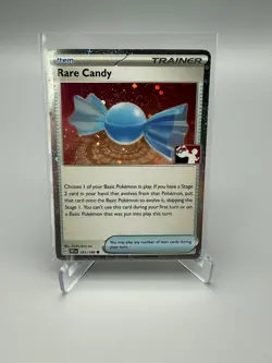 Rare Candy 191/198 Play! Prize Pack Series 4 Promo Cosmos Holo Pokemon 2023 NM - Image 1