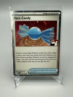 Rare Candy 191/198 Play! Prize Pack Series 4 Promo Cosmos Holo Pokemon 2023 NM - Image 2
