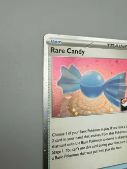 Rare Candy 191/198 Play! Prize Pack Series 4 Promo Cosmos Holo Pokemon 2023 NM - Image 4