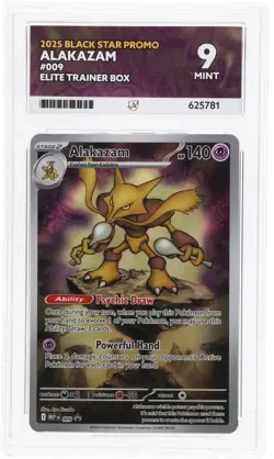 Pokemon TCG - Alakazam #9 And Riolu #10 - Black Star Promos - ACE 9 - Image 3