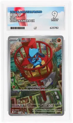 Pokemon TCG - Alakazam #9 And Riolu #10 - Black Star Promos - ACE 9 - Image 5