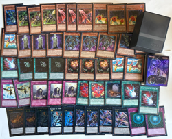 Yugioh Unfinished Deck Lot of cards +Sleeves and Ultimate Guard Deck Box - Image 1