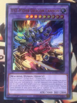 Yugioh: XYZ-Hyper Dragon Cannon - MZTM-EN021 - Ultra Rare - 1st Edition - NM - Image 1
