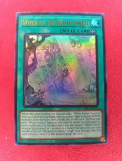 Witch Of The White Forest Ultra Rare ALIN-EN058 Yugioh! 1ST Ed NM - Image 1