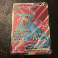 Salamence EX 177/159 Holo Pokemon Card Journey Together Pokemon Card nm/m - Image 1
