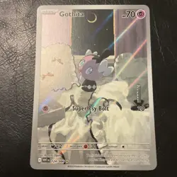 Gothita Illustration Rare White Flare Card 124/086 Pokemon TCG card English - Image 1
