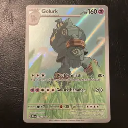 Golurk 123/086 Black Bolt Illustration Rare English Pokemon card Near Mint - Image 1